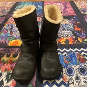 UGG  Kensington Moto boots. Only worn once